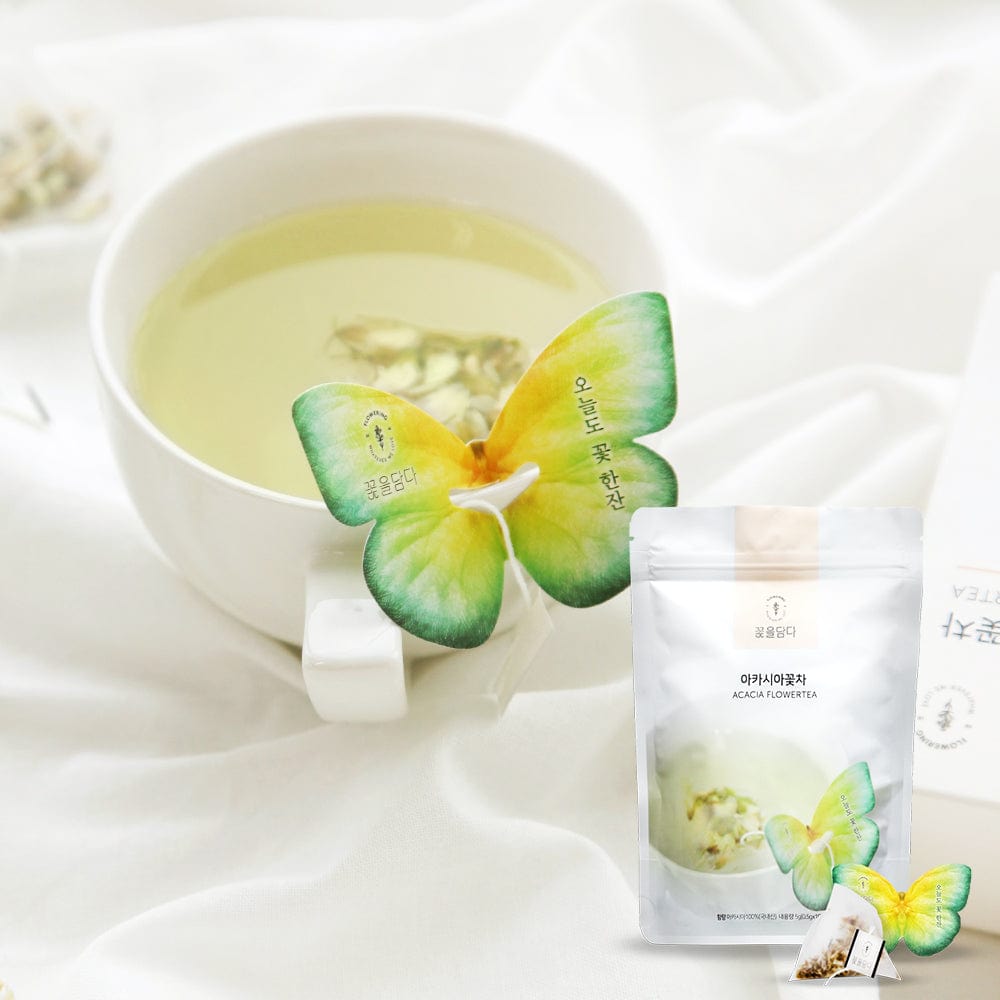 KKOKDAM Butterfly Flower Tea Bag Acacia Butterfly Tea Bag Pouch (10ea)