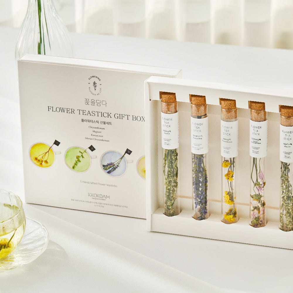 KKOKDAM Flower Tea Stick Assorted Flower Tea Stick Gift Set