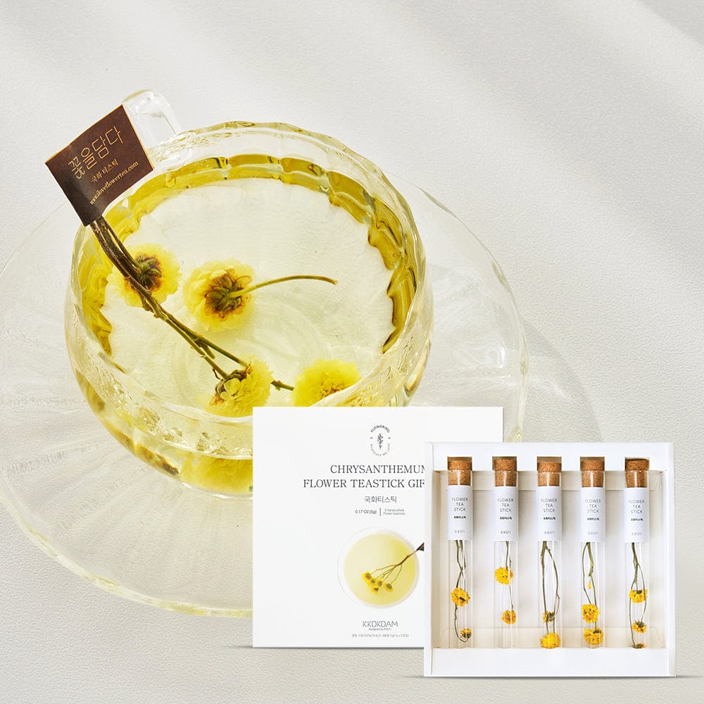 KKOKDAM Flower Tea Stick Chrysanthemum Flower Tea Stick Gift Set