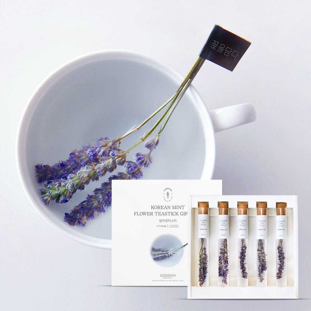 KKOKDAM Flower Tea Stick Korean Mint Flower Tea Stick Gift Set