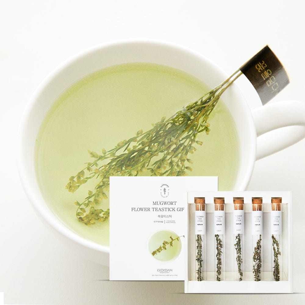 KKOKDAM Flower Tea Stick Mugwort Flower Tea Stick Gift Set