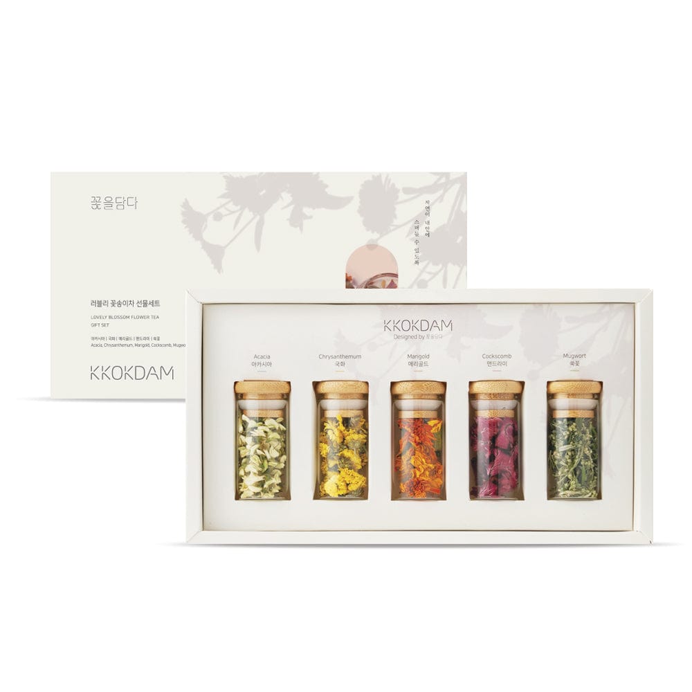 KKOKDAM Gift Set Lovely Blossom Flower Tea Gift Set (5pcs)