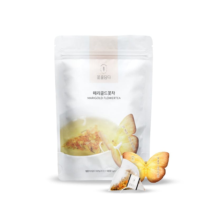KKOKDAM Marigold Butterfly Tea Bag Pouch (10ea)