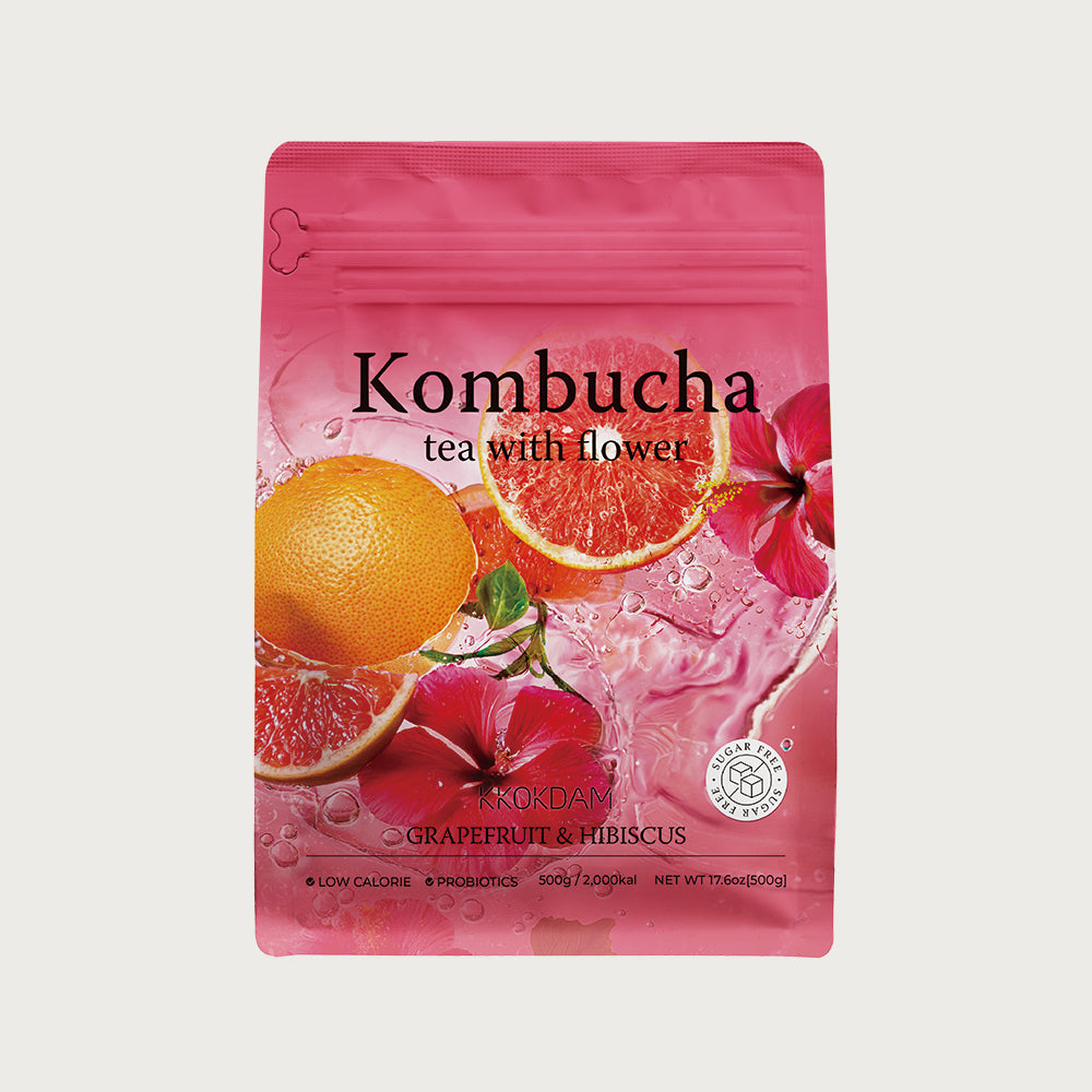 [★Best Before: June 2026★] -> Flower Kombucha Tea Powder Bulk Pouch 500g (100 Times Servings)