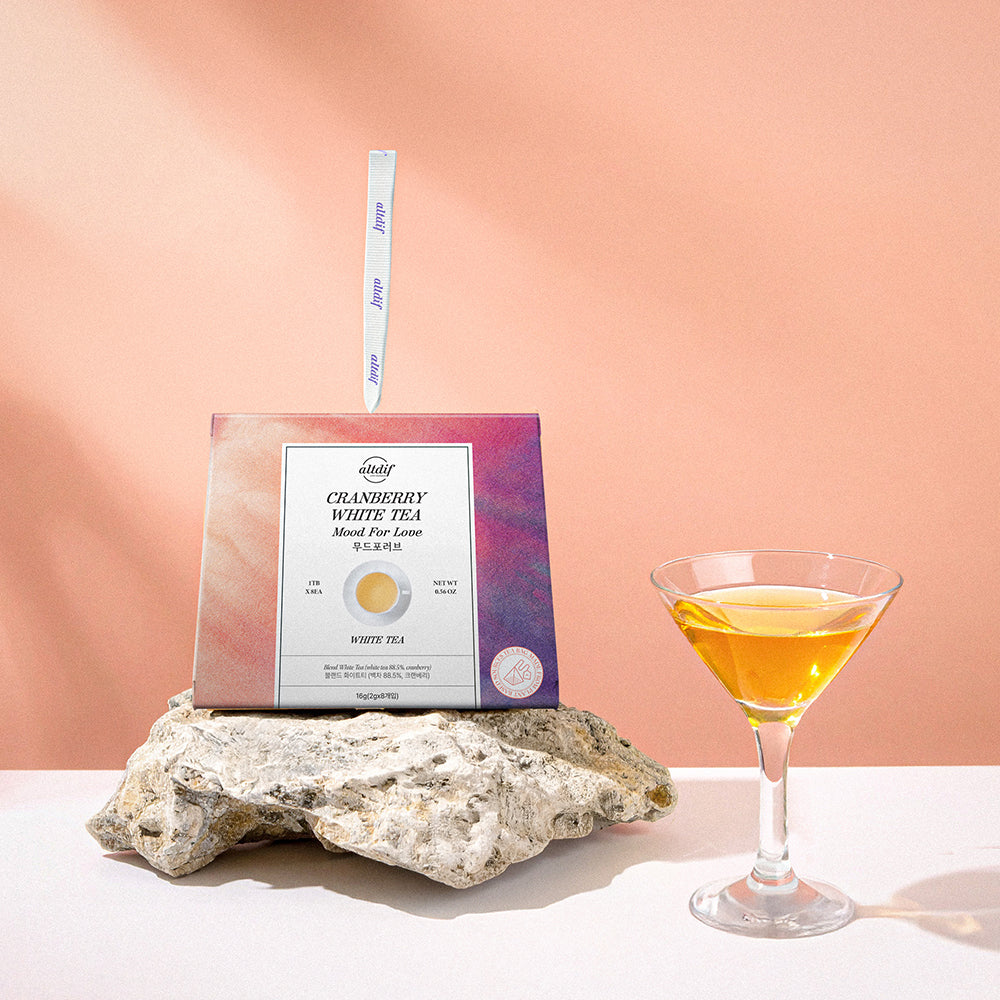ALTDIF Triangular Tea Gift Set (1 set = 8 teabags) - Cranberry White T ...