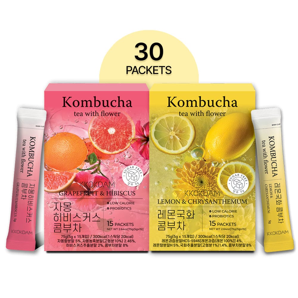 KKOKDAM [1+1 Event] Flower Kombucha Tea 2BOX(30packets)