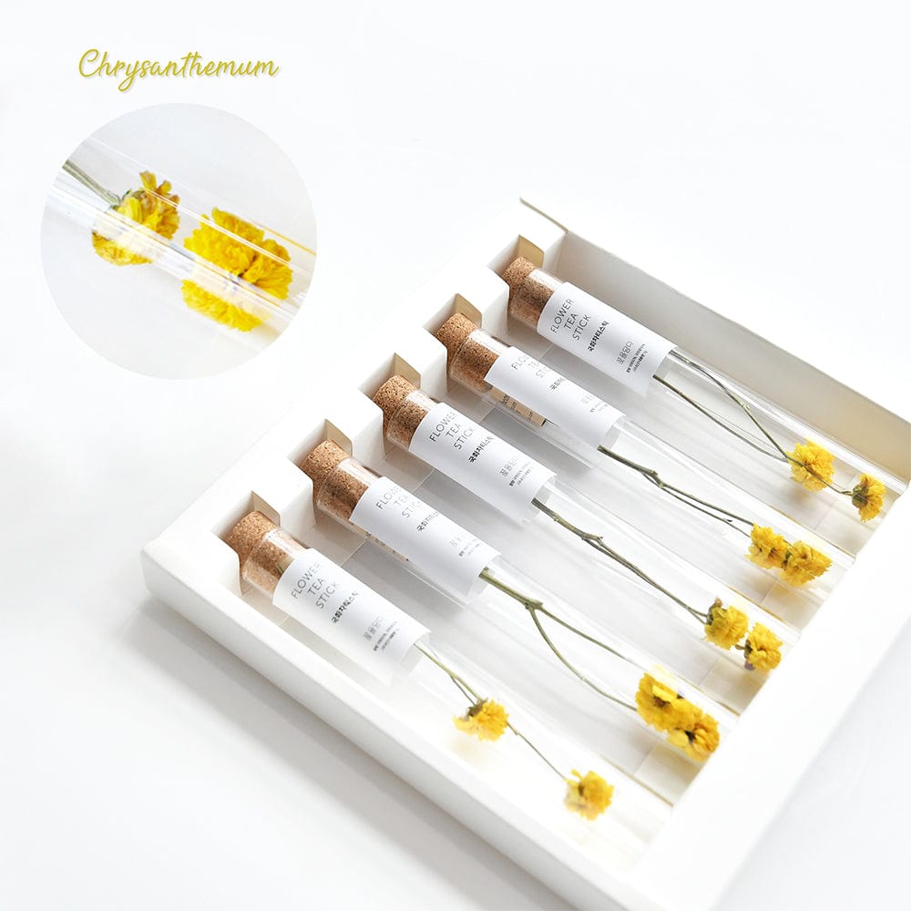 KKOKDAM Flower Tea Stick Chrysanthemum Flower Tea Stick Gift Set