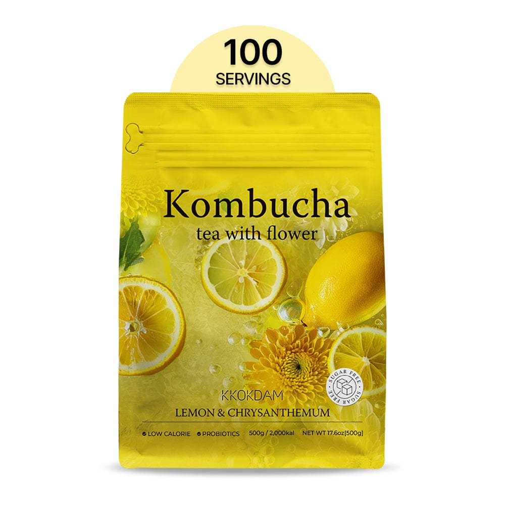 KKOKDAM [Launching Event]Flower Kombucha Tea 500g Bulk Pouch(100 Servings)