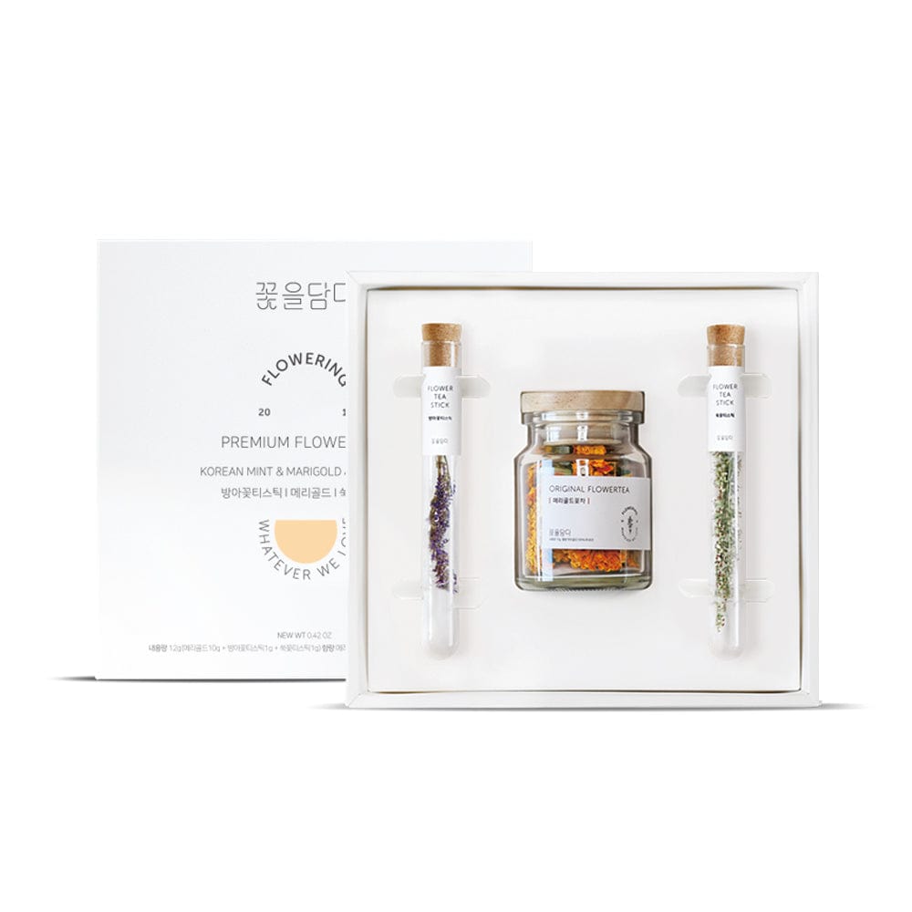 KKOKDAM Gift Set Luxury Combination Flower teas & Teapot Gift Set